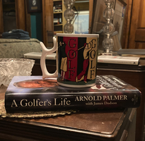 Golfing Mug And Arnold Palmer Book 